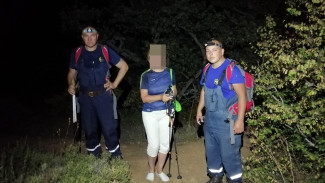 На горе Аю-Даг четыре часа спасали потерявшуюся туристку из Магадана 