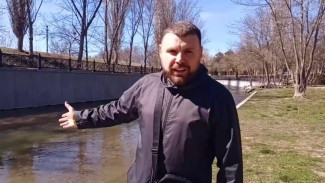 Русло реки Салгир очистилось в Симферополе