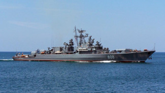 Сторожевой корабль провел тренировки в Чёрном море