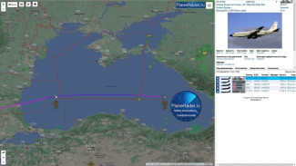 Самолёт армейской авиации США замечен над Черным морем