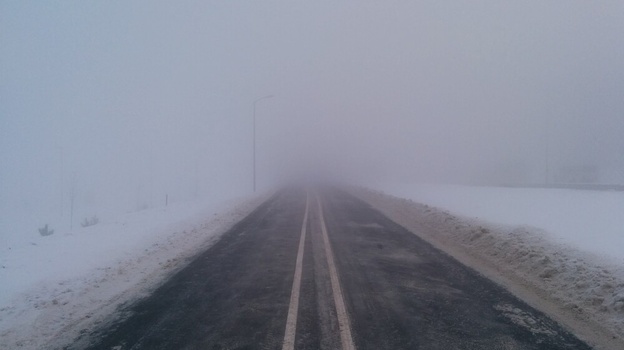 Снег и туман: погода в Крыму 7 февраля