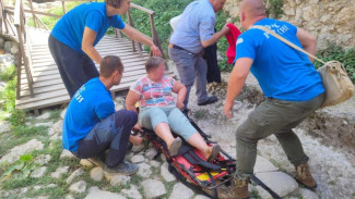 Женщине стало плохо в горах Крыма