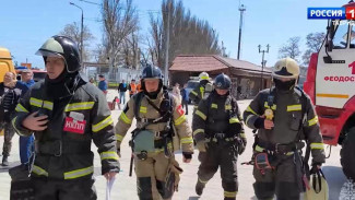 Пожарные учения прошли в Феодосийской галерее Айвазовского