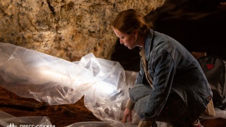 Фантастический фильм снимают внутри пещеры Таврида