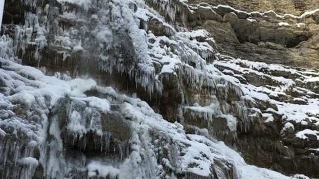 В Крыму начал таять самый высокий водопад Учан-Су