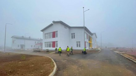 В селе Амурское завершают строительство нового детского сада на 280 мест