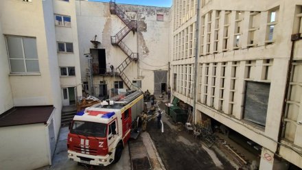 В Симферополе «тушили» пожар в театре 