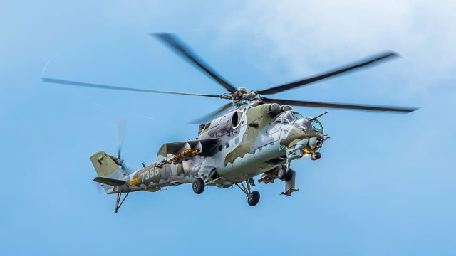 У западного берега Крыма потерпел крушение вертолёт Ми-24