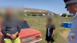 12-летний ребенок управлял машиной в Симферопольском районе