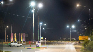 145 светильников установили на Лабораторном шоссе в Севастополе