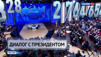 19 декабря состоялась «Прямая линия» с Президентом России Владимиром Путиным