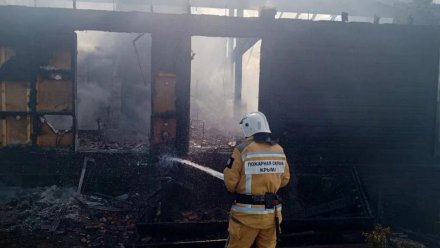В Бахчисарайском районе потушили пожар в жилом доме