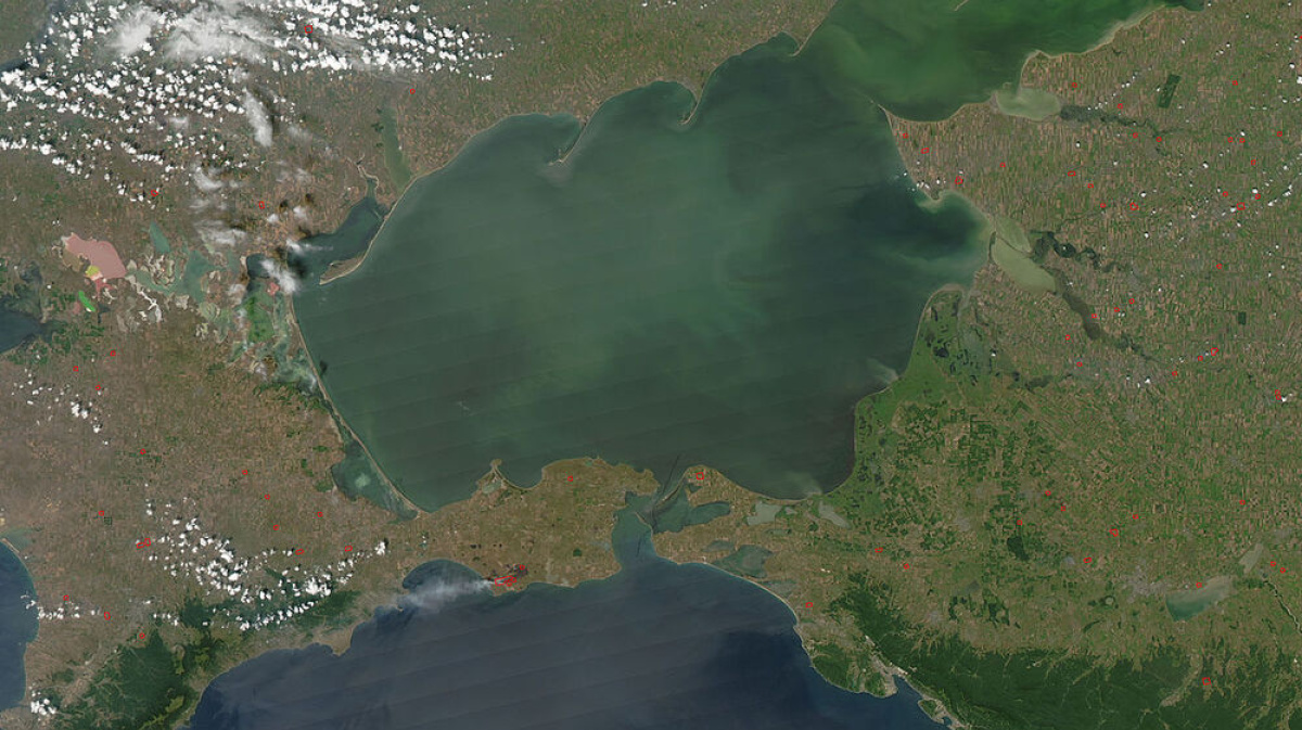 азовское море под водой