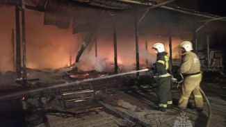 В Судаке горел частный дом 