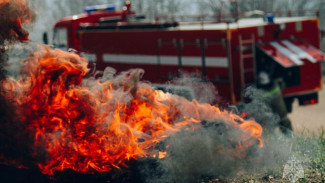 Возгорание на площади 30 га потушили в Симферопольском районе