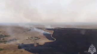 Четыре села в Крыму спасли от огня