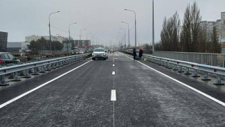 В Симферополе завершили ремонт моста над Бородинским кольцом