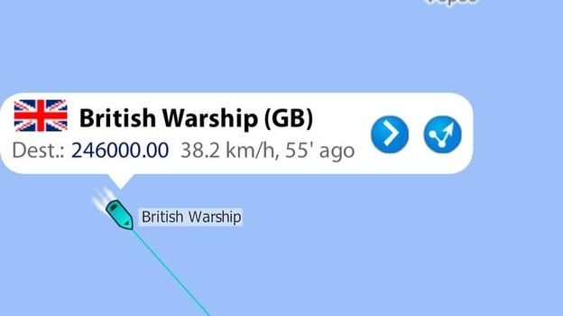 В Черном море задействовали авиабомбы из-за нарушившего границы британского эсминца