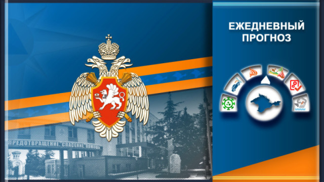 Оперативный прогноз МЧС по Крыму на 23 января