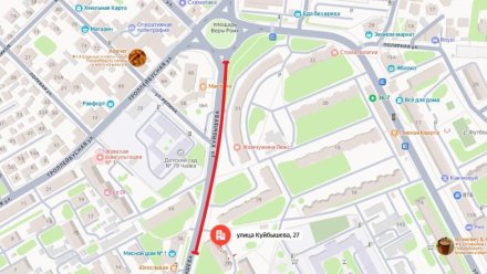 В Симферополе 8 ноября перекроют участок улицы Куйбышева