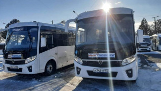 На три маршрута в Симферопольском районе вышли новые автобусы