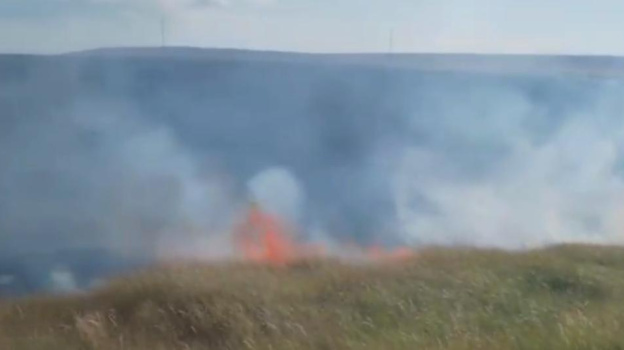 В Крыму зафиксировали 10 пожаров на открытых территориях