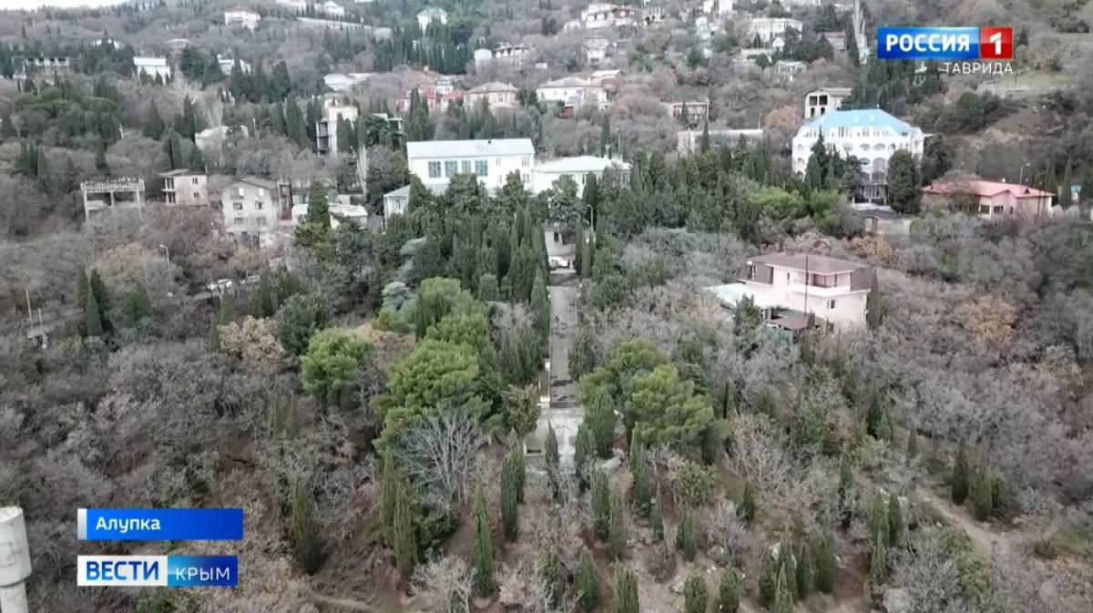 Пионерский парк в алупке