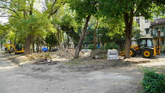 Благоустройство затопленных дворов началось в Керчи