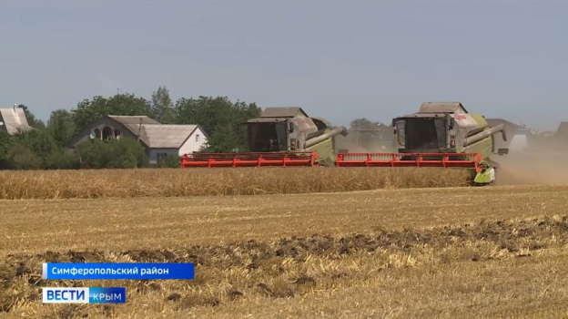 В Крыму аграрии начали уборку зерновых