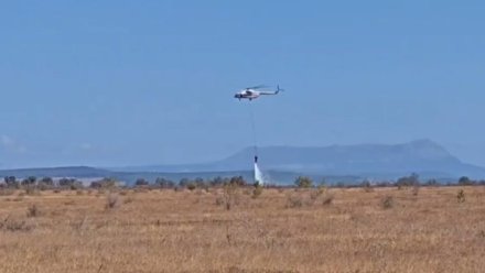 Пожар в Симферопольском районе локализовали на 150 гектарах 