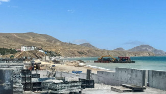 Набережная в Коктебеле готова на 60%