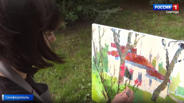 Крымские студенты подготовили выставку картин, написанных в ботаническом саду имени Багрова