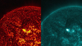 На Солнце произошла двойная вспышка класса М 