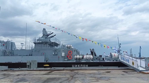 Малый ракетный корабль «Циклон» приняли в состав Черноморского флота [ВИДЕО]