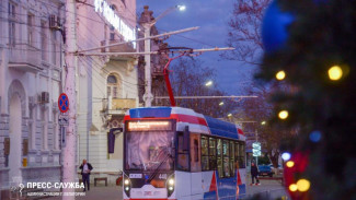 В Евпатории не вышли на линию почти все трамваи из-за обледенения контактной сети 