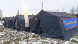 Пункт обогрева для беженцев развернули на границе Крыма