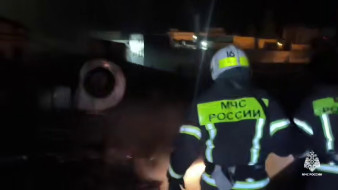 В Керчи потушили пожар на территории рыбоконсервного завода