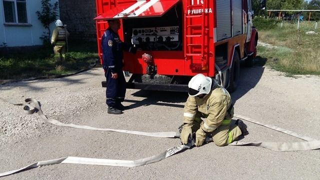 В Грушевке потушили серьезный пожар