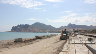  Реконструкцию набережной в Коктебеле планируеют завершить в декабре этого года