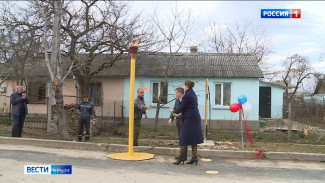 Село Криничное газифицировали в Белогорском районе