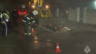 Трактор и мотоцикл столкнулись в Кировском районе Крыма