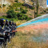 Крымские спасатели водрузили флаг России на скалах Качи-Кальона
