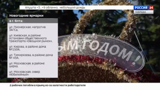 В Ялте начали работать новогодние ярмарки