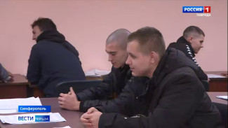 На срочную службу отправили призывников Симферопольского района и Алушты