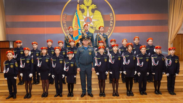В Крыму присягу на верность спасательному делу приняли 22 школьника