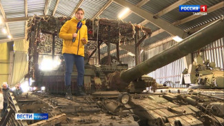 В Крыму проводят ремонт и модернизацию танков из зоны СВО