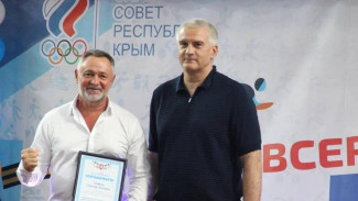 Накануне профессионального праздника в Крыму наградили физкультурников