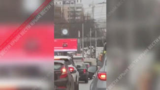 В центре Симферополя начались пробки: ВИДЕО
