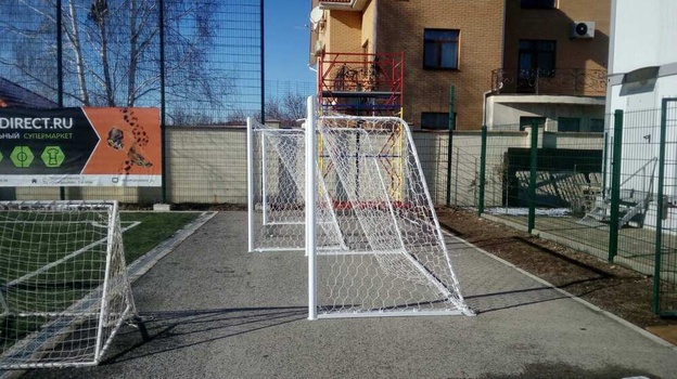В Крыму не хватает футбольных ворот