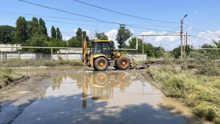 В поселке под Симферополем ликвидируют последствия потопа